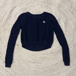 Abercrombie & Fitch Dark Navy Crew Neck Sweater